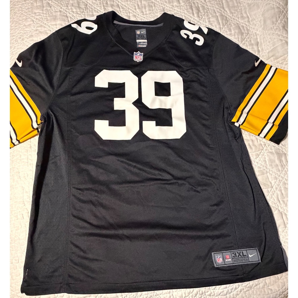 Nike NFL Pittsburgh Steelers Minkah Fitzpatrick 39 Jersey Mens 3XL Black Home - Picture 1 of 11
